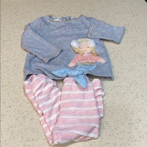 Mud pie girls mermaid outfit  🧜🏼‍♀️